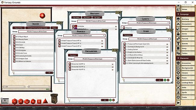 Fantasy Grounds - Pathfinder 2 RPG - Pathfinder Bounty #15: Treasure off the Coast