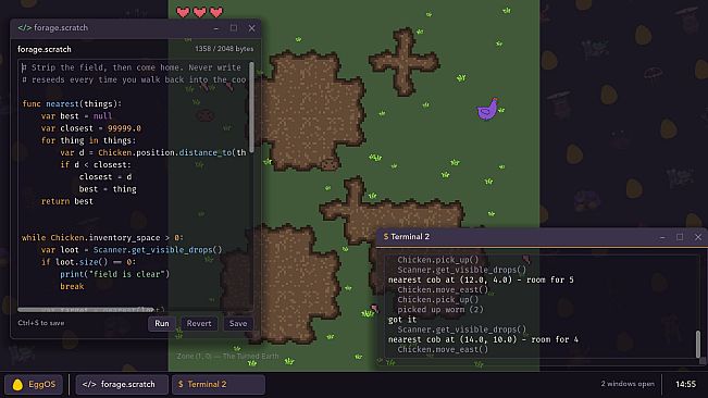 ChickenScratch: Cluck & Code