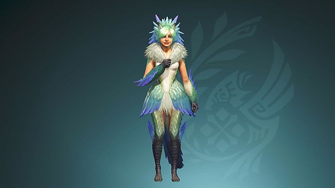 Monster Hunter Wilds - Alma Outfit: Featherskirt Seikret Dress