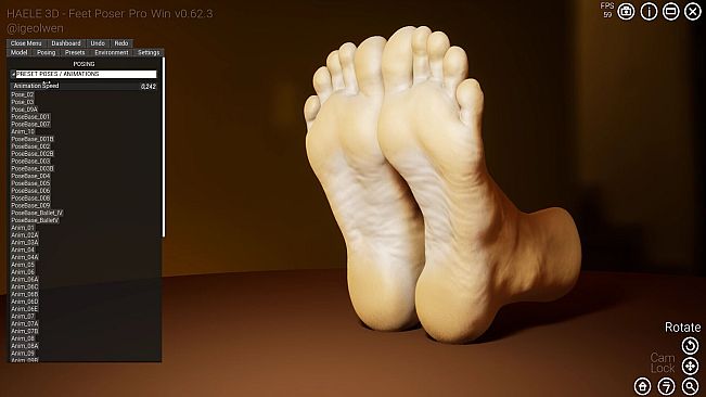 HAELE 3D - Feet Poses Pro - Drawing References