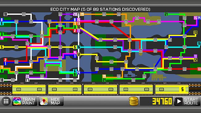 Subway Train Simulator 2D