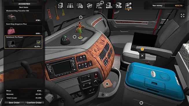 Euro Truck Simulator 2 - Cabin Accessories