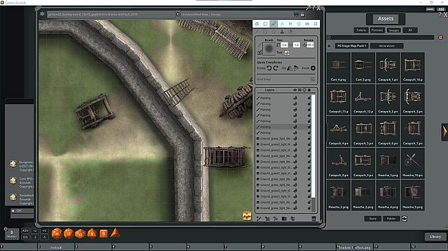 Fantasy Grounds - FG Siege Map Pack 1
