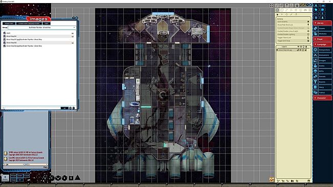 Fantasy Grounds - Starfinder RPG - Flipmat - Ghost Ship