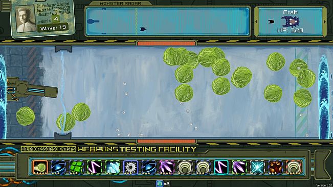 Dr. Professor Scientist's Weapons Testing Facility