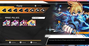 Azure Striker GUNVOLT 3 - EX Image Pulses: Stratos and Ghauri