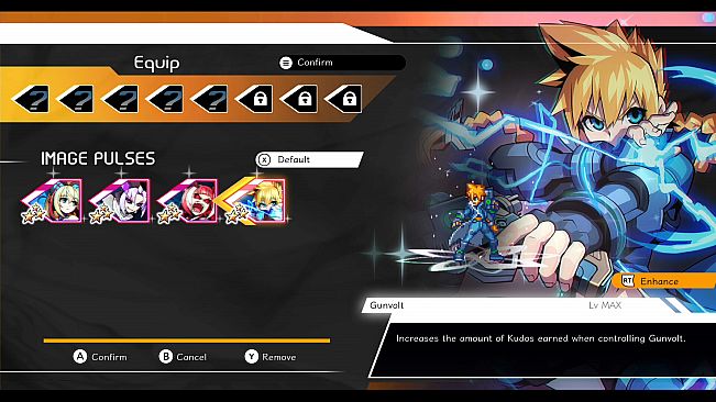 Azure Striker GUNVOLT 3 - EX Image Pulses: Stratos and Ghauri