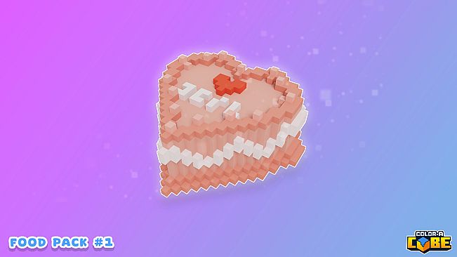 Color a Cube - Food Pack #1