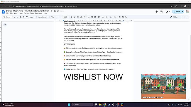 Tiny Kitchen: Sandwich Edition