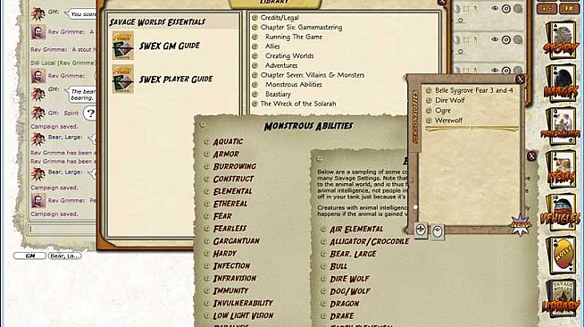 Fantasy Grounds - Savage Worlds Ruleset