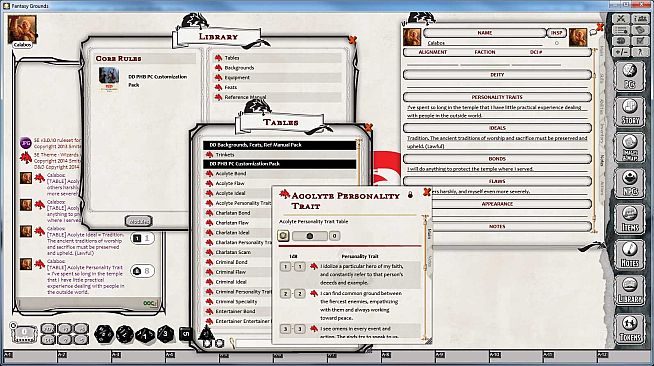 Fantasy Grounds - D&D Character Customization Pack