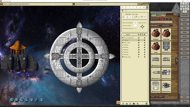 Fantasy Grounds - Fantasy Grounds Spaceship Art Pack