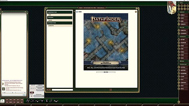Fantasy Grounds - Pathfinder RPG - Flip-Mat: Boardwalk
