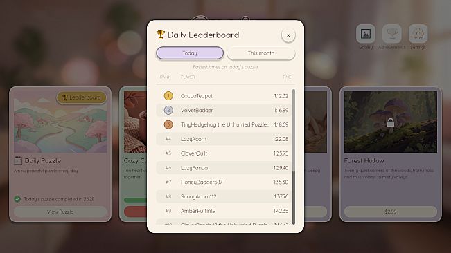 Puzzle Peace: Cozy Jigsaw Puzzles