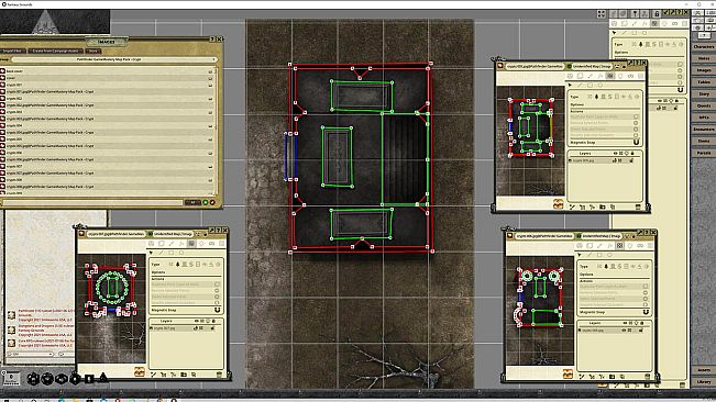 Fantasy Grounds - Pathfinder RPG - GameMastery Map Pack: Crypts