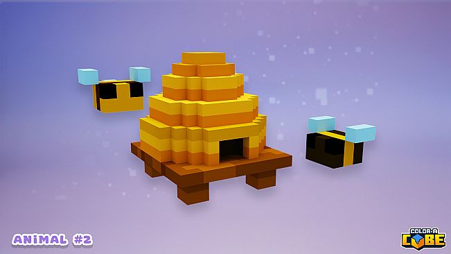 Color-A-Cube - Farm Animal Pack #2