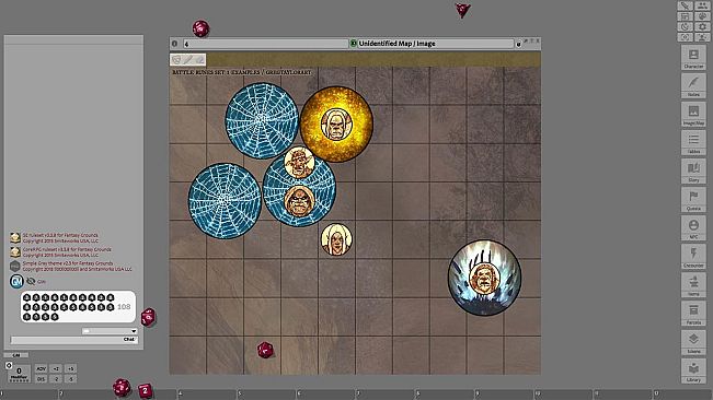 Fantasy Grounds - Battle Runes 1 Spell Effect Tokens (Token Pack)