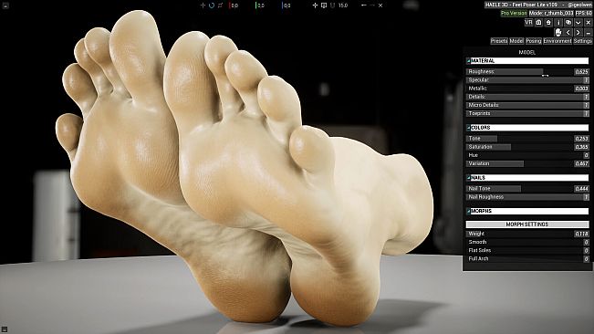 HAELE 3D - Feet Poses Lite - Drawing References