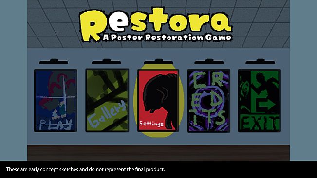 Restora: A Poster Restoration Game