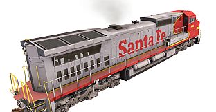 Trainz Plus DLC - ATSF Railway - GE C40-8W