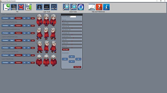Universal Character Generator