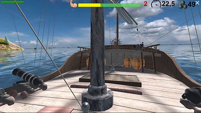 Pirates. Naval battle
