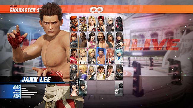 DOA6 Character: Jann Lee