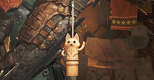 Monster Hunter Wilds - Pendant: Stretched White Cat