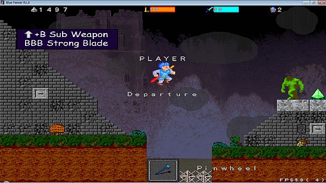 Blue fencer Resurrection