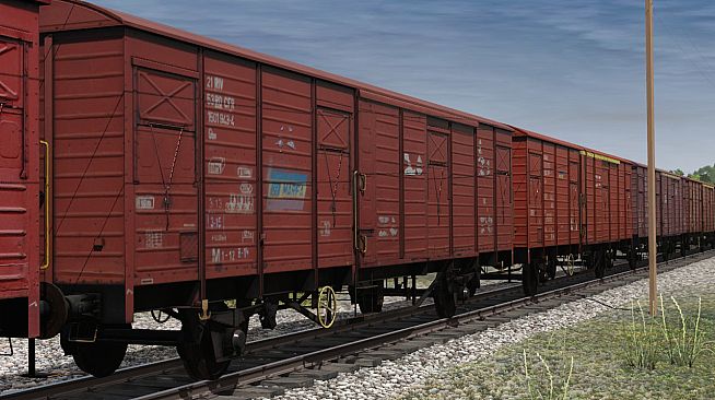 Trainz 2019 DLC - CFR Marfa Gbs/Gbgs freight car pack