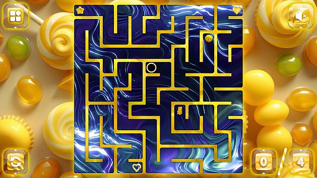 Sweetie Candy Maze: Yellow Lemon
