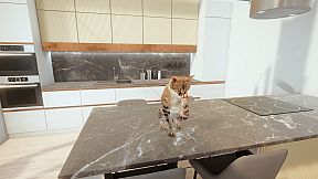 CATS GAME: stray cat, pet kitty, dog simulation adventure