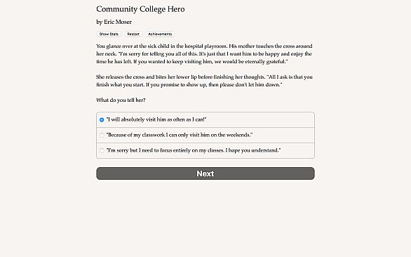 Community College Hero: Trial by Fire
