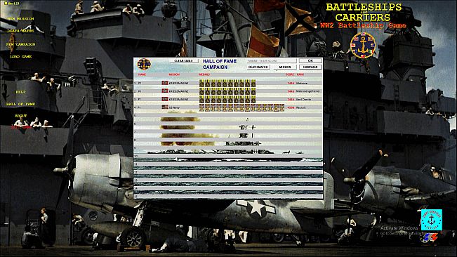 Battleships and Carriers - WW2 Battleship Game