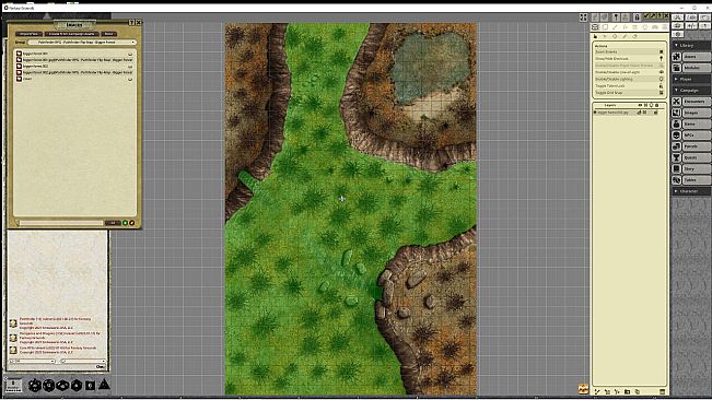 Fantasy Grounds - Pathfinder RPG - Pathfinder Flip-Mat - Bigger Forest