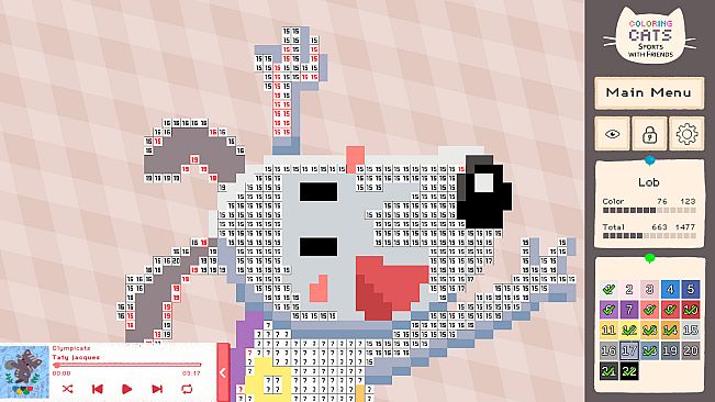 Coloring Cats: Sports With Friends