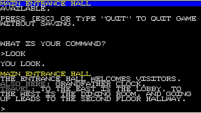 Ozapell Mystery Text Adventure