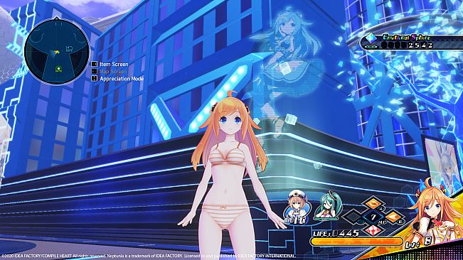 Neptunia Virtual Stars - Swimsuit Outfit: V-Idol Set