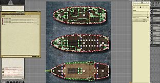 Fantasy Grounds - Pathfinder RPG - Pathfinder Flip-Map - Classic Pirate Ship