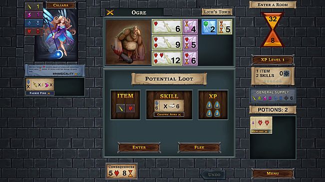 One Deck Dungeon - Caliana