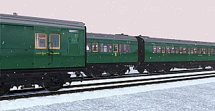 TS Marketplace: Maunsell 59ft Low Window Corridor Coach Pack Southern Malachite Green