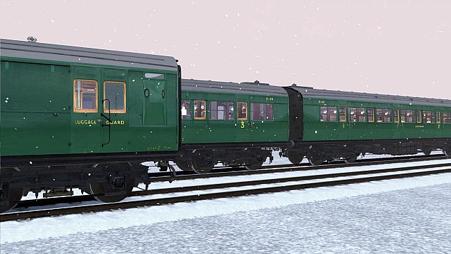 TS Marketplace: Maunsell 59ft Low Window Corridor Coach Pack Southern Malachite Green