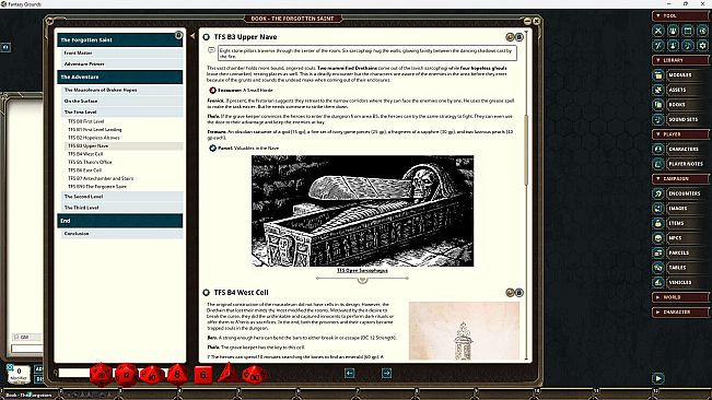Fantasy Grounds - The Forgotten Saint - Level-2