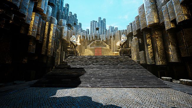 RPGScenery - Dwarven Hall Scene