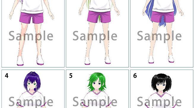 RPG Maker 3D Character Converter - Gee-kun-soft character 10 gym suit
