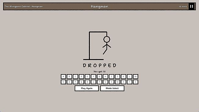 THE MINIGAME CABINET