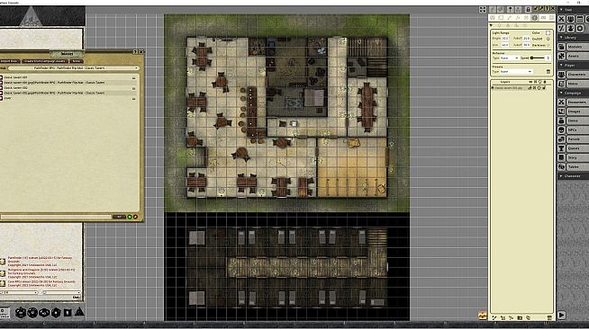 Fantasy Grounds - Pathfinder RPG - Pathfinder Flip-Map - Classic Tavern