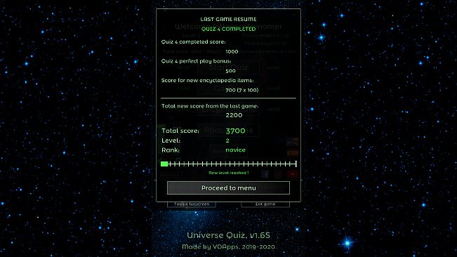 Universe Quiz