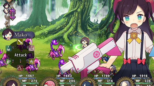 Magical girl's labyrinth