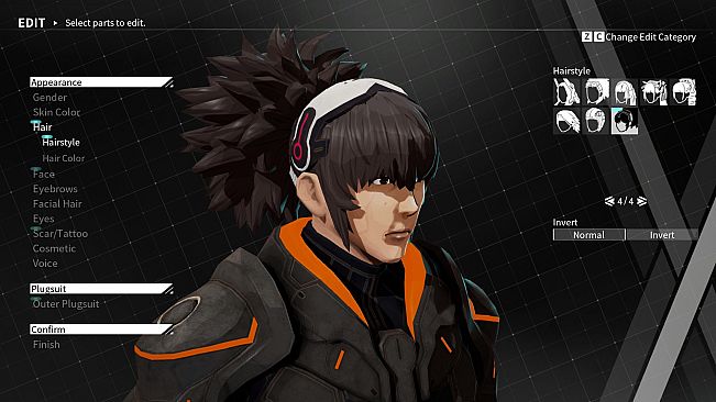 DAEMON X MACHINA - Outer Hairstyles Bundle 2